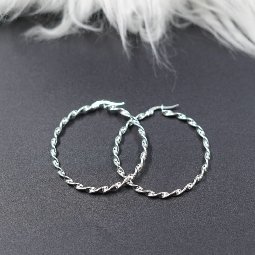 CANDONGA ESPIRAL PLATEADA